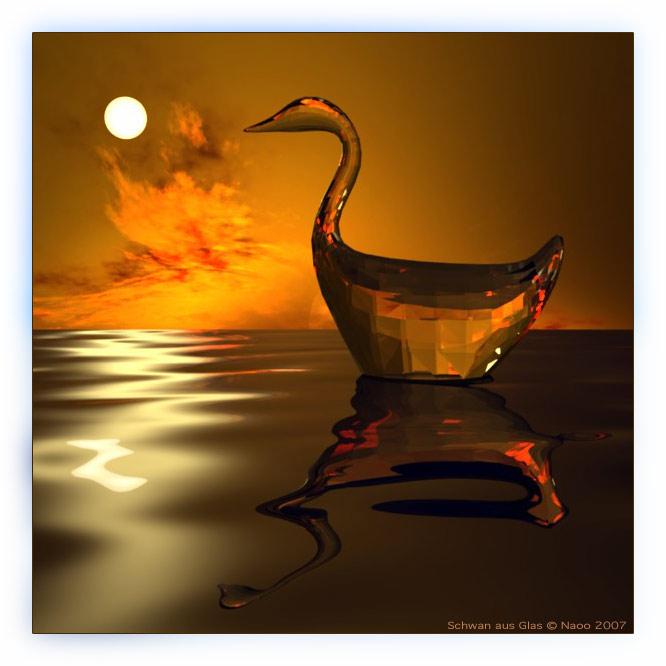 Schwan-aus-Glas